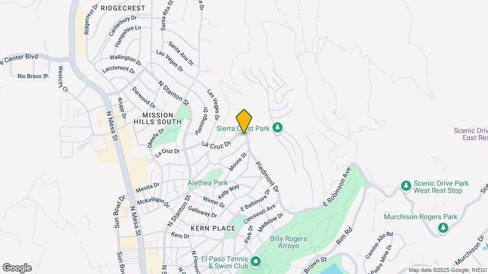 3301 Piedmont Dr Map and Location Details