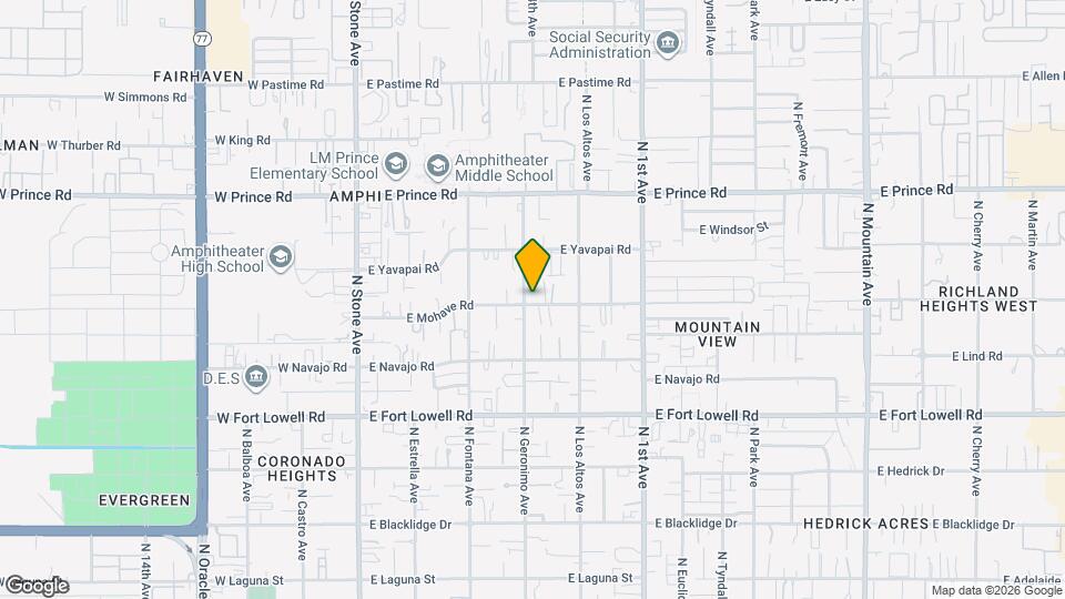 405 E Mohave Rd Mapa y Detalles de la Ubicación