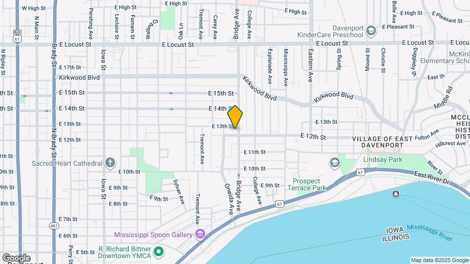 1206 Bridge Ave, Unit 2 Map and Location Details