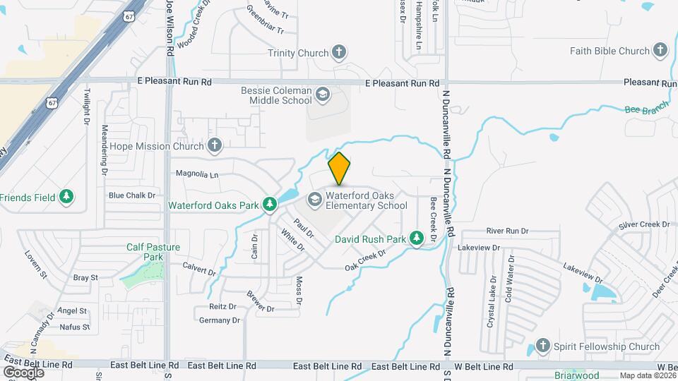 429 N Waterford Oaks Dr Map and Location Details