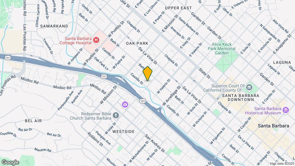 328-330 W Islay St Mapa y Detalles de la Ubicación