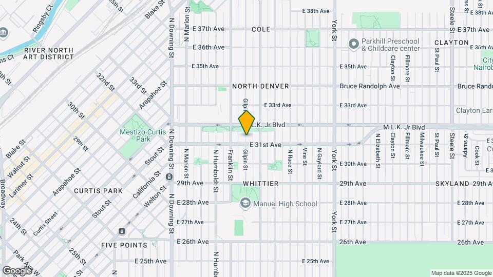 3118 Gilpin St Map and Location Details