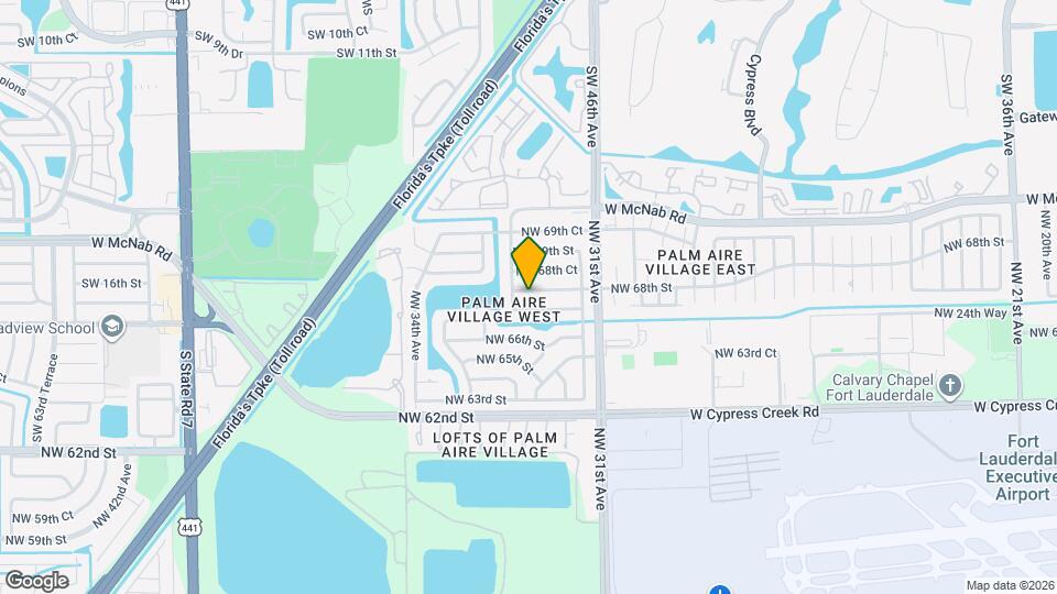 3160 NW 68th St Map and Location Details