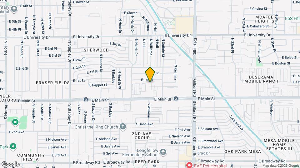 1712 E Pepper Cir Map and Location Details