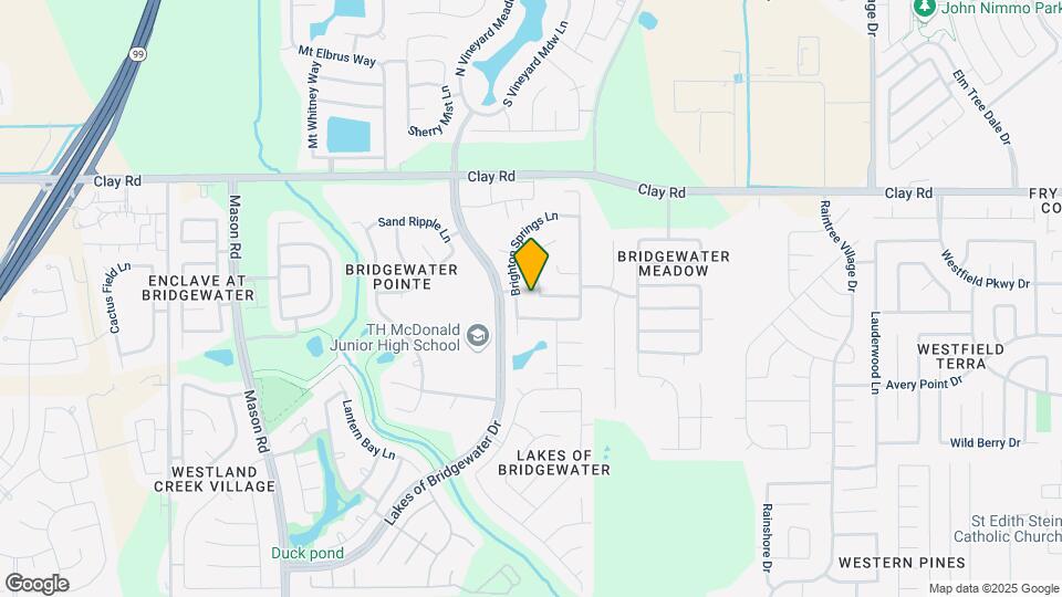 3807 Brook Garden Ln Map and Location Details