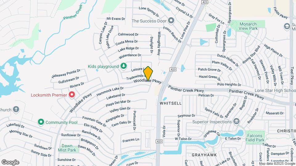 2721 Hammock Lake Dr Map and Location Details