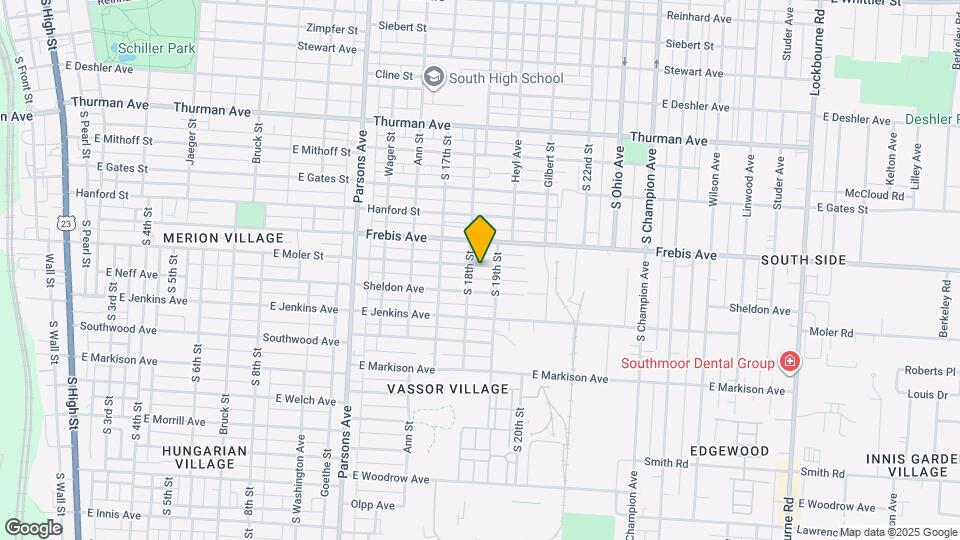 657 E Moler St Map and Location Details