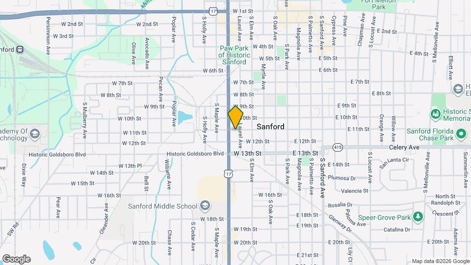 509 W 11th St Map and Location Details