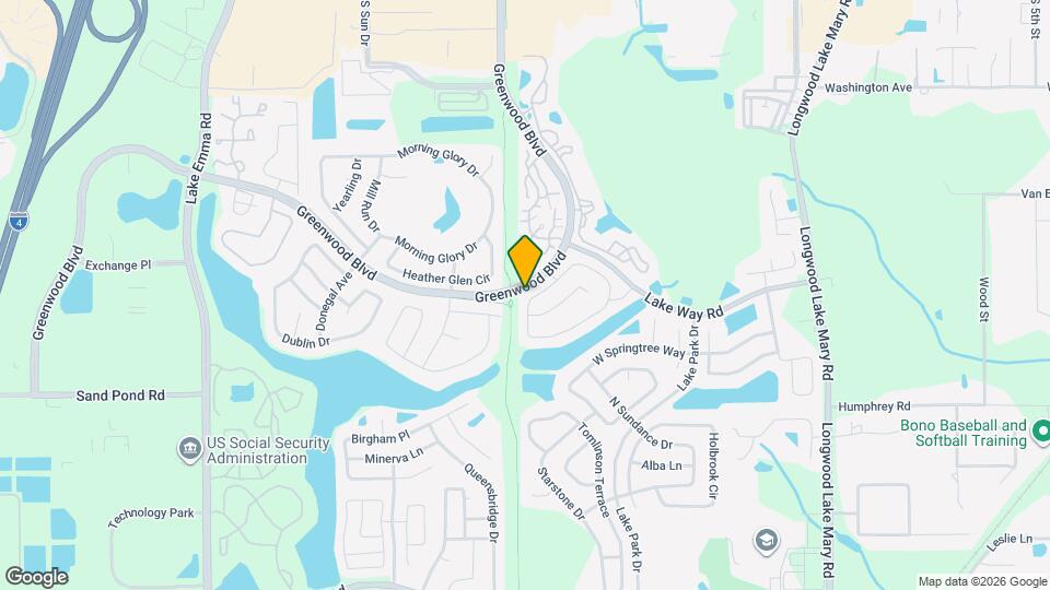 338 Lakebreeze Cir Map and Location Details