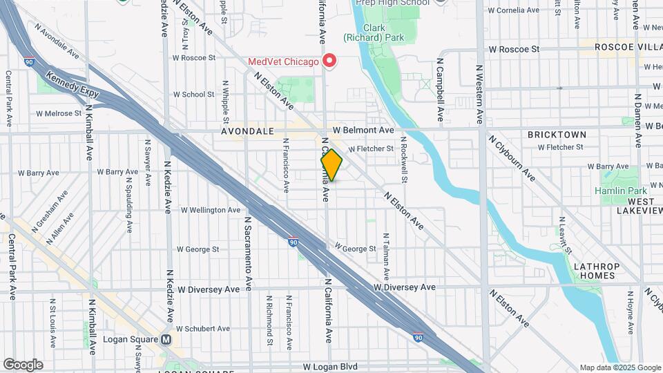 3035 N California Ave Mapa y Detalles de la Ubicación
