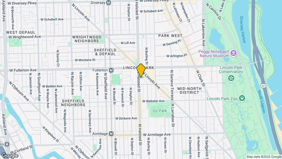 2317 N Halsted St Map and Location Details