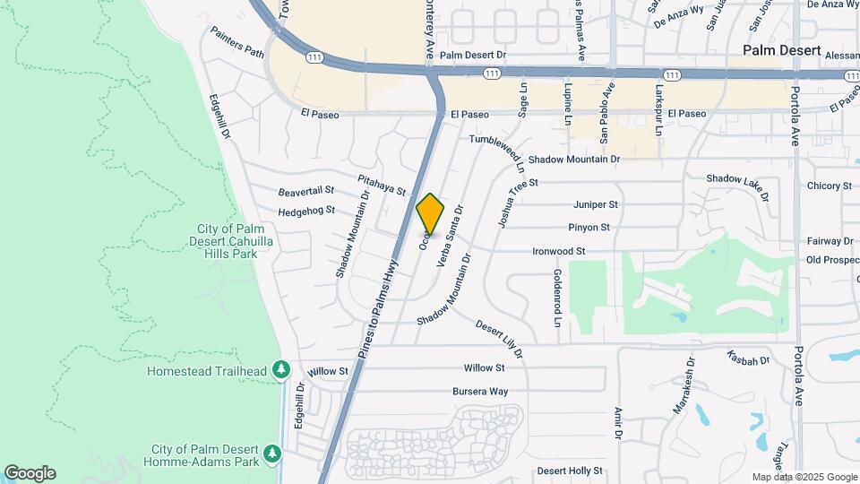 45950 Ocotillo Dr Map and Location Details