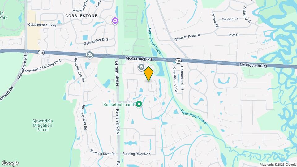 1701 Forest Lake Cir W Map and Location Details
