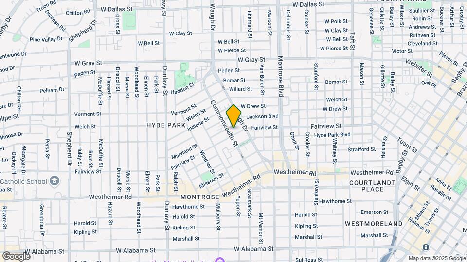 2321 Commonwealth St Map and Location Details