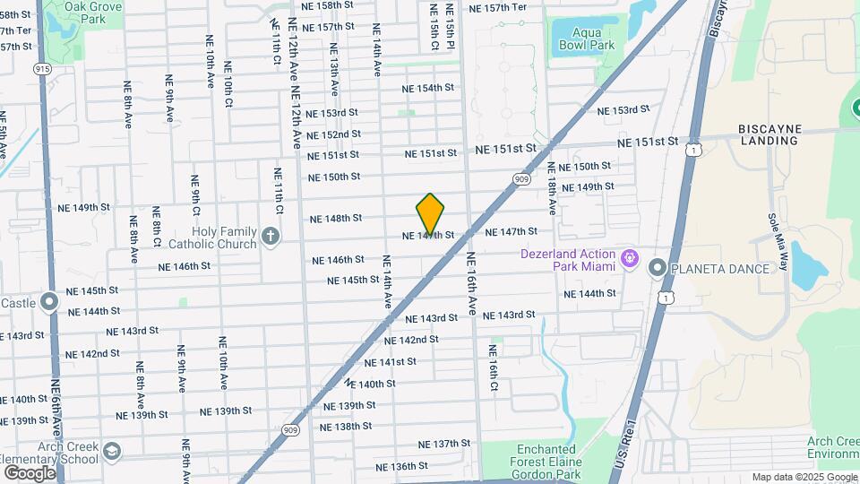 1500 NE 147th St-Unit -2 Map and Location Details