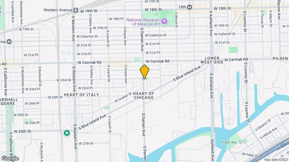 1957 W 23rd St Map and Location Details