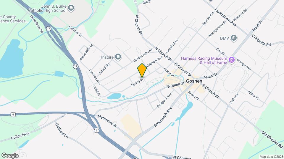 76 Spring St, Unit 76 spring st. Goshen ny Mapa y Detalles de la Ubicación
