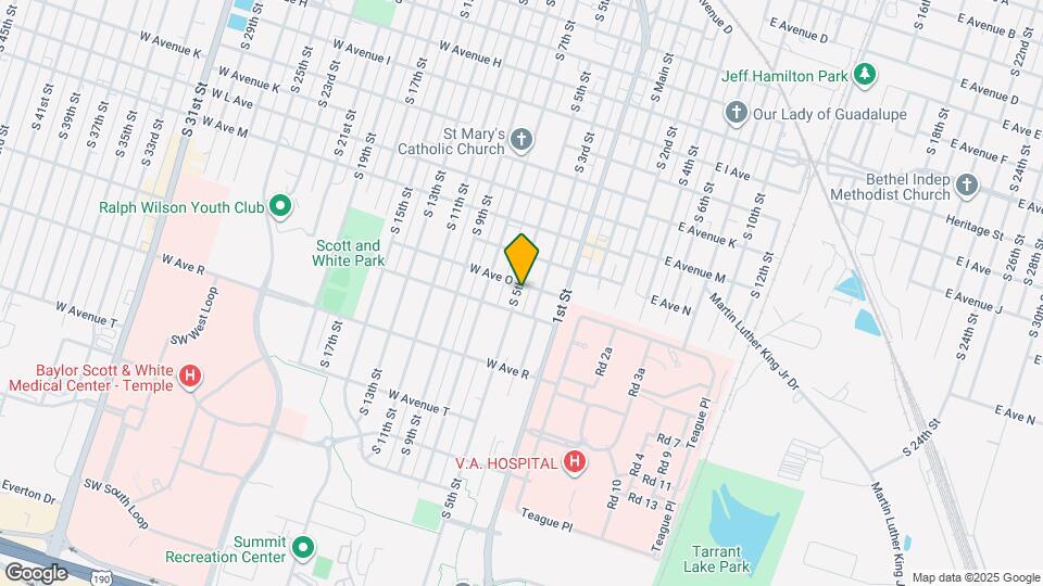 1505 S 5th St Map and Location Details