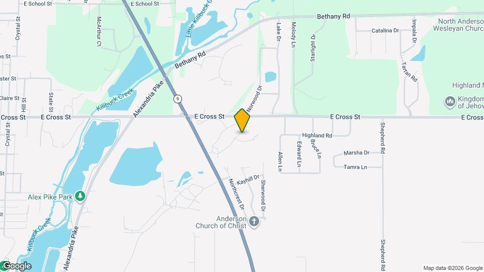 1812 S Cross Lakes Cir Map and Location Details