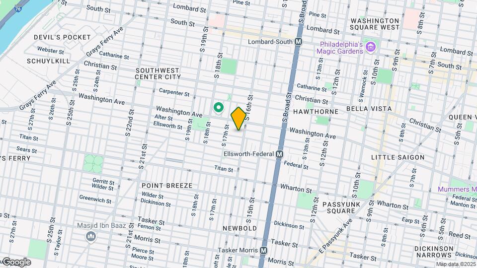1613 Ellsworth St Map and Location Details
