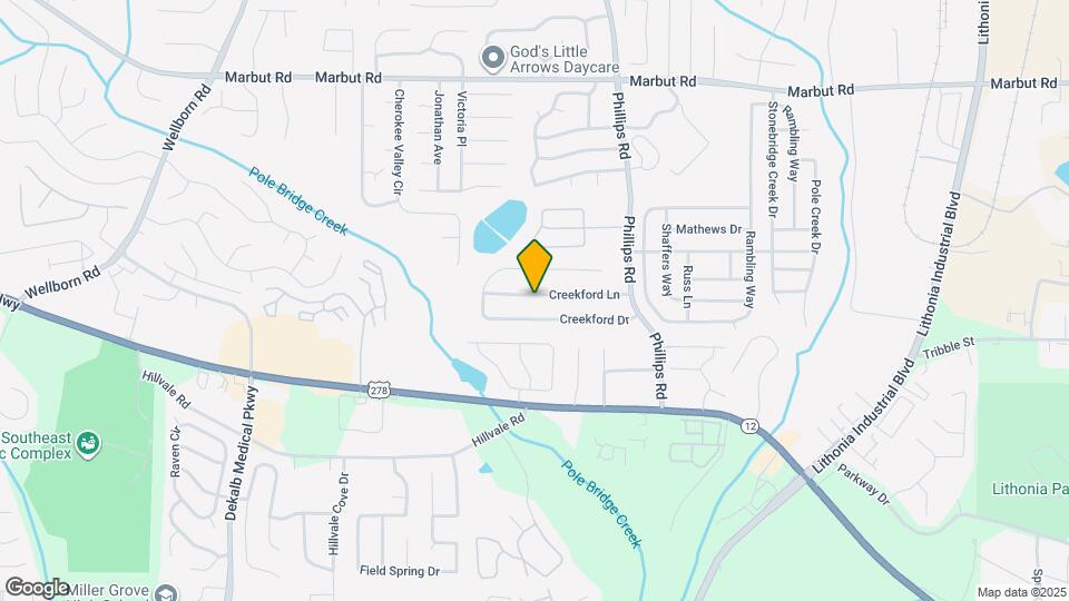 6229 Creekford Ln Mapa y Detalles de la Ubicación