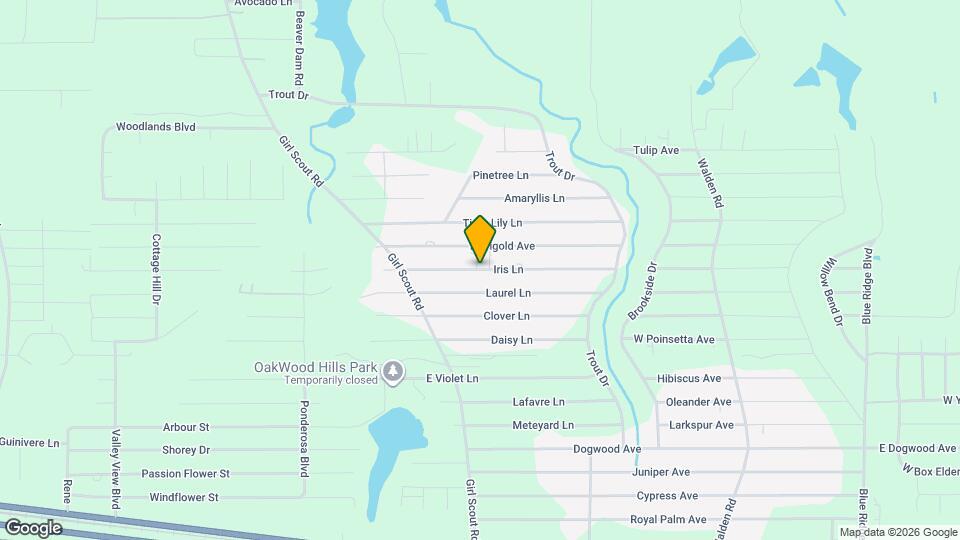 204 Iris Ln Map and Location Details