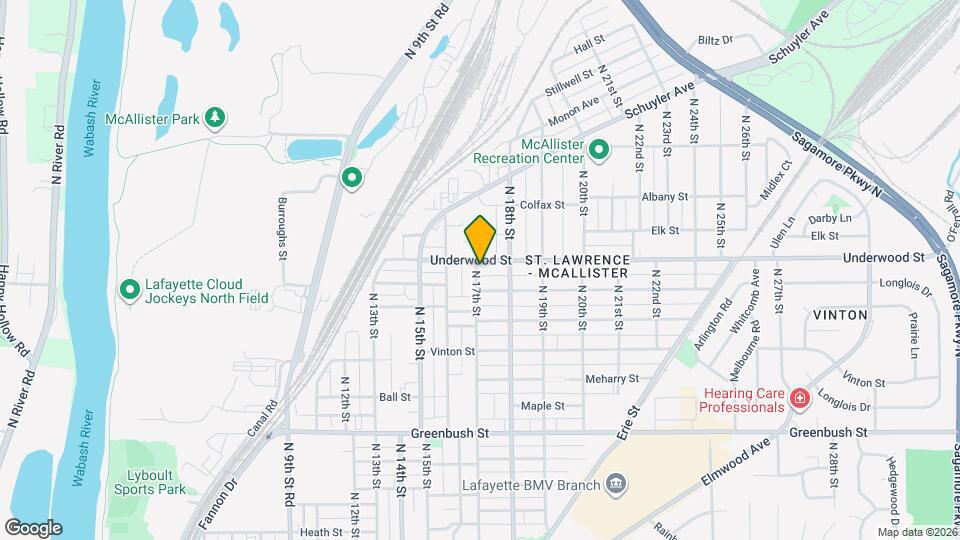 2017 N 17th St Map and Location Details