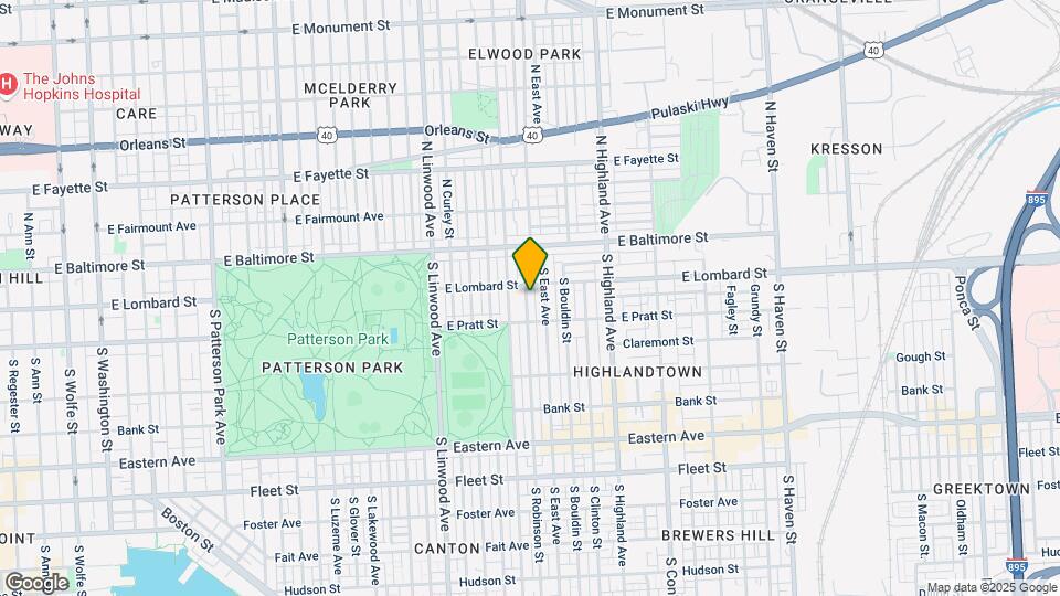 127 S Robinson St Map and Location Details