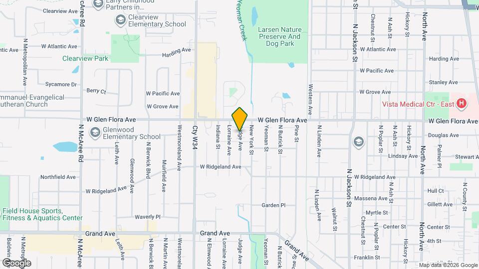 1208 Judge Ave Map and Location Details