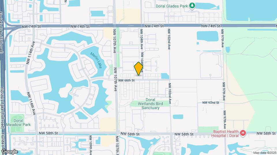 10435 NW 66th St Map and Location Details