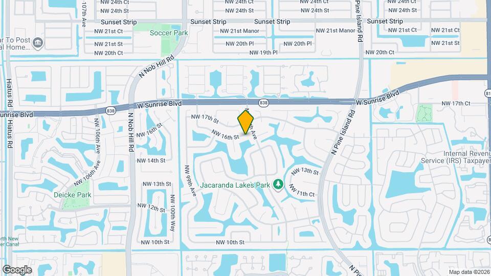 9460 NW 16th St Mapa y Detalles de la Ubicación