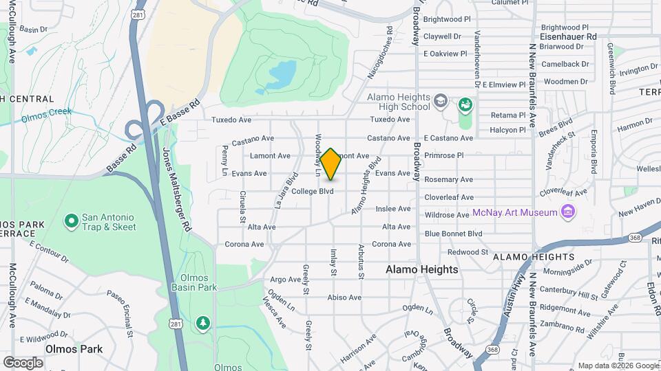 423 College Blvd Map and Location Details