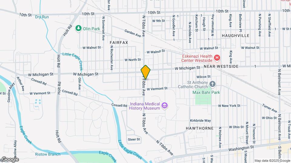 429 N Tibbs Ave Map and Location Details