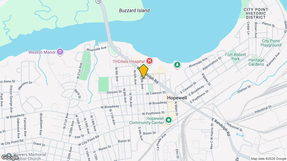 505 N 5th Ave Map and Location Details