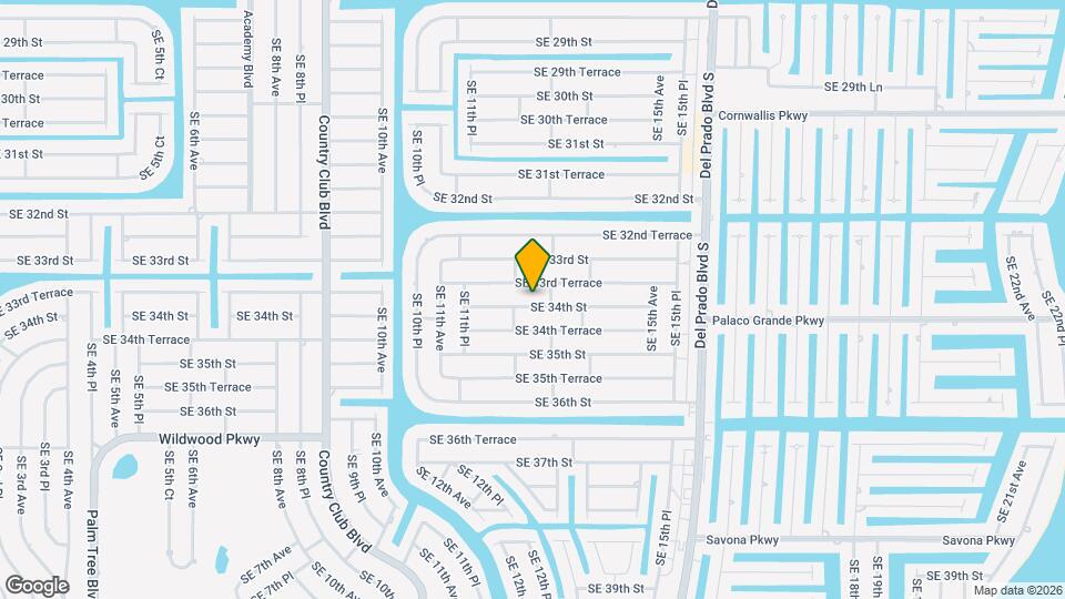 1211 SE 34th St Map and Location Details