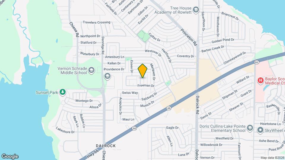 6510 Valley Forge Dr Map and Location Details