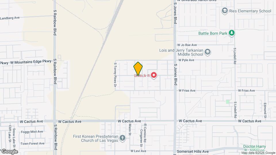 6341 W Haleh Ave Map and Location Details