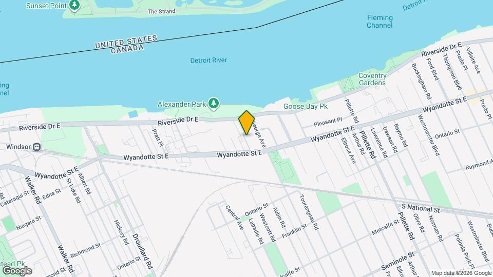 3936 Wyandotte St E Mapa y Detalles de la Ubicación