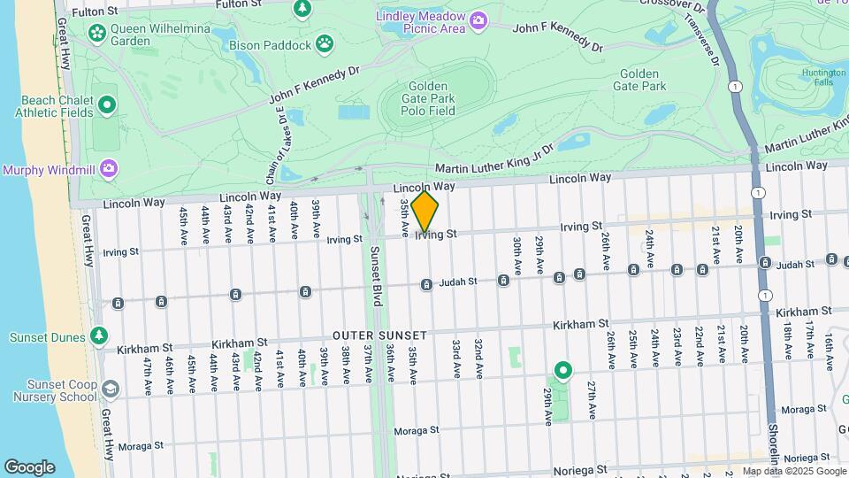 3301 Irving St Map and Location Details