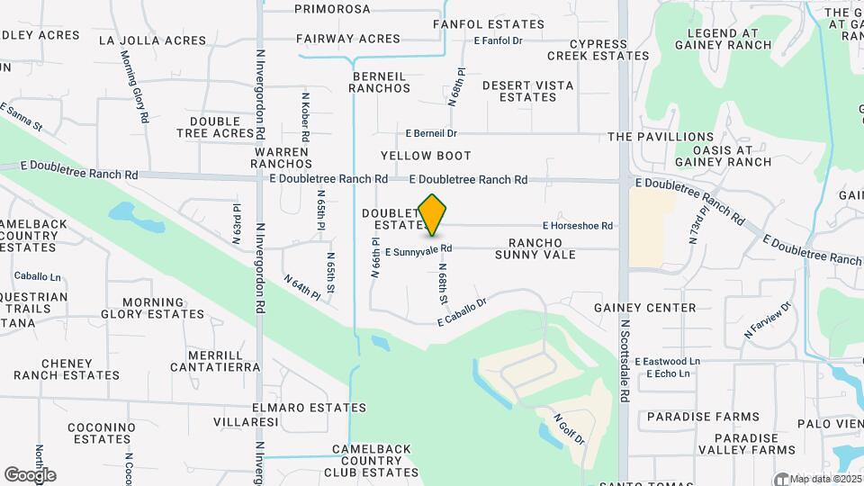 6730 E Sunnyvale Rd Map and Location Details