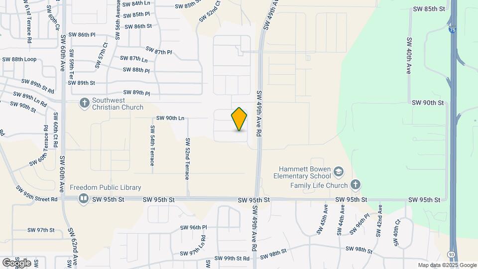 5002 SW 91st PL Map and Location Details