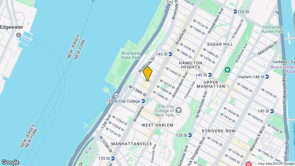 606 West 140th Street Map and Location Details