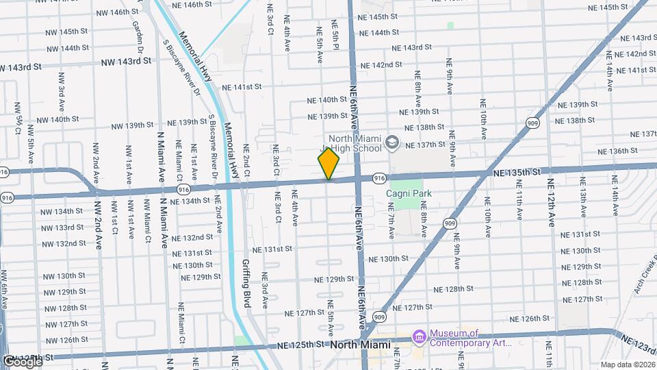 500 NE 135th St Mapa y Detalles de la Ubicación