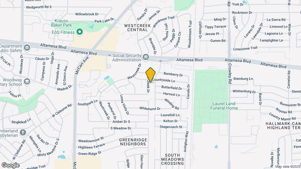 6711 S Creek Dr Map and Location Details