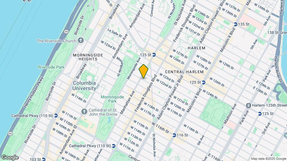 312 W 121st St Map and Location Details