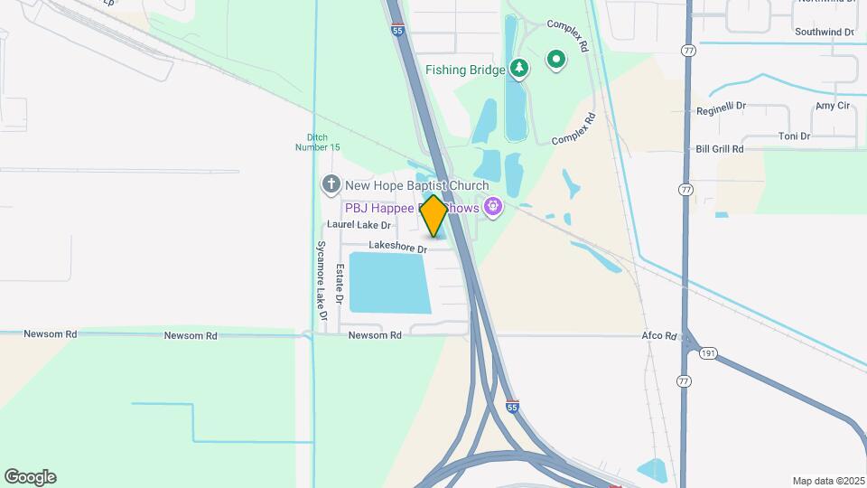 54 Lakeshore Dr Map and Location Details