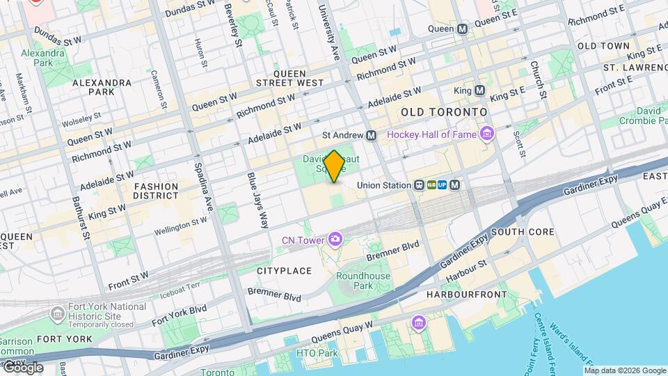 183 Wellington St W Map and Location Details