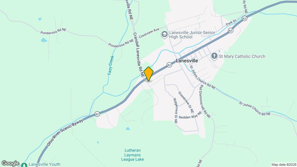 Scenic Drive NE, Lanesville, IN Map and Location Details