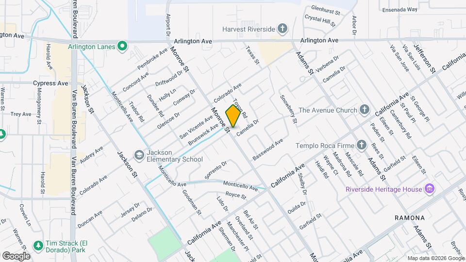 4467 Monroe St Map and Location Details