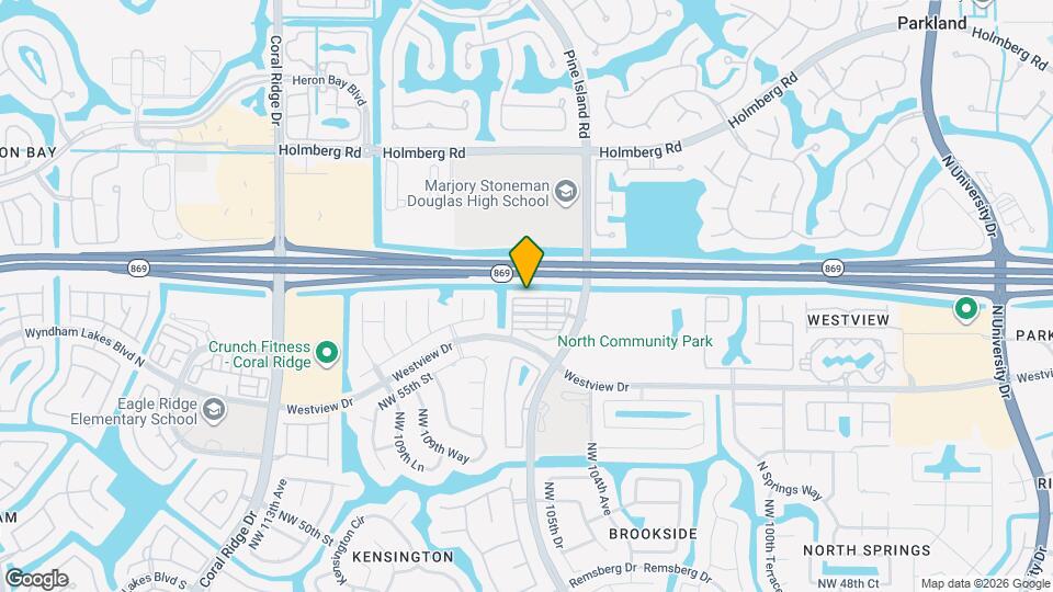 10565 NW 57th Ct Map and Location Details